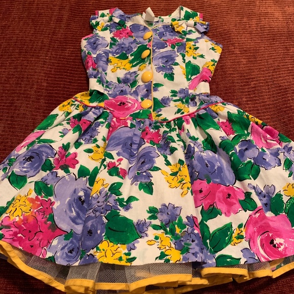 Colorful Floral Party Dress - Picture 2 of 9